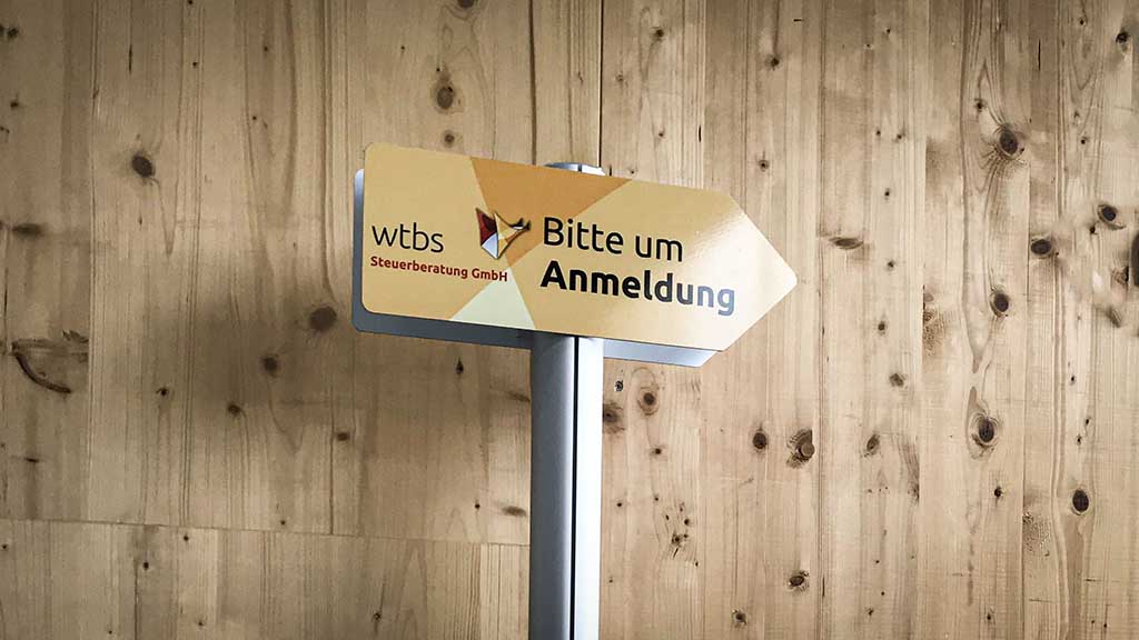 Alu-Dibond Schild