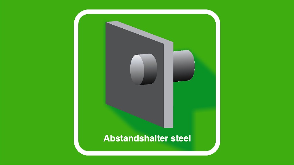 Abstandshalter steel