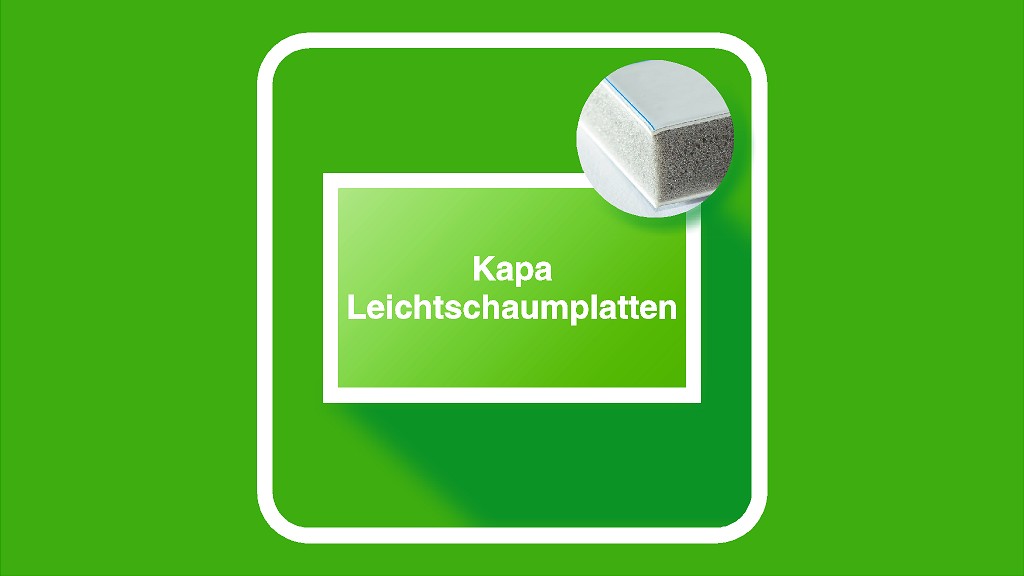 Kapa Leichtschaumplatte